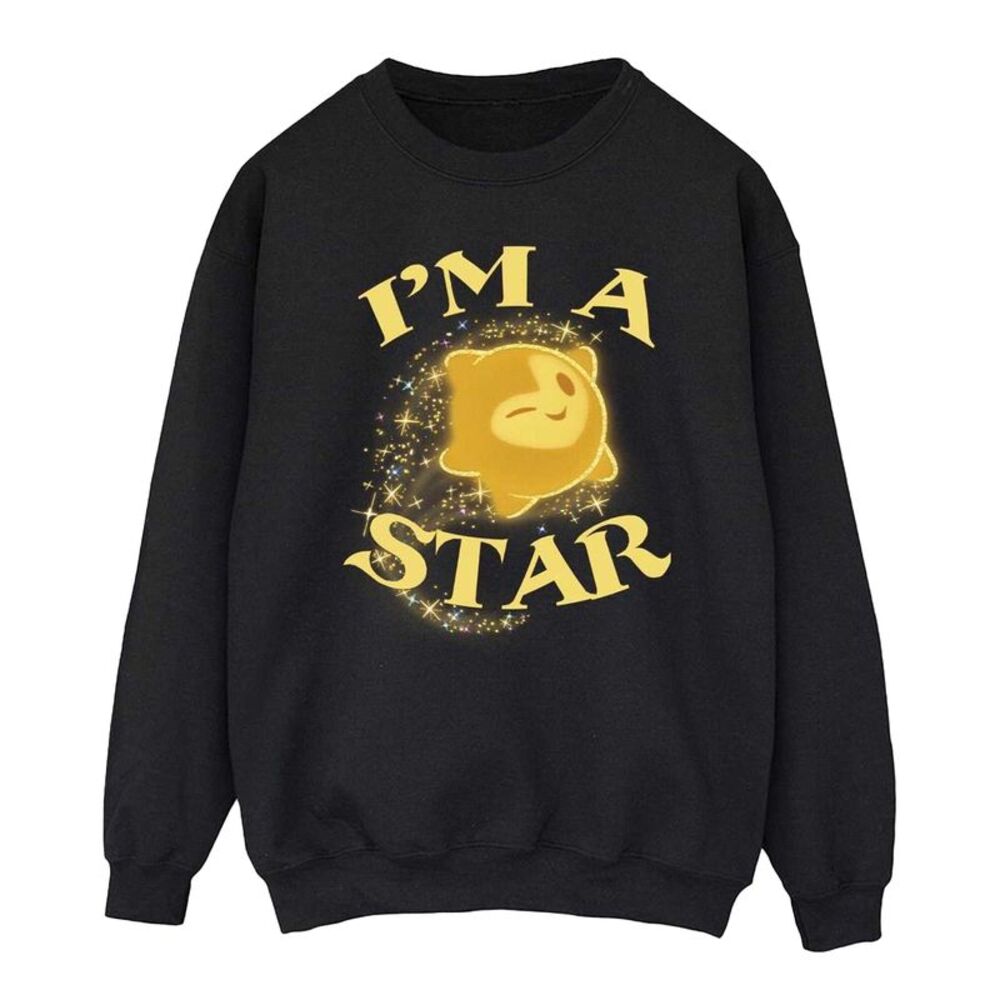 Wish Mens I�'m A Star Sweatshirt / Black